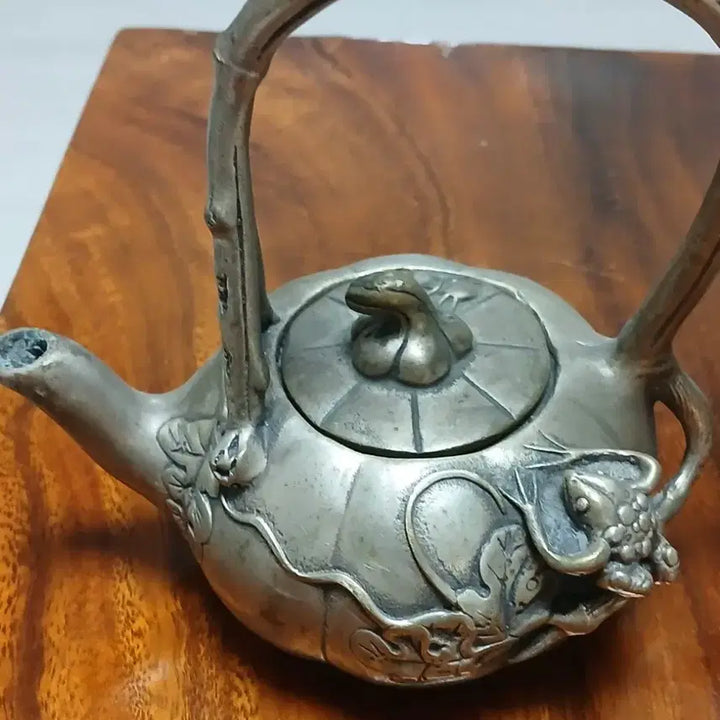 [BUNJANG] Antique Brass Teapot Set / 오래된백동주전자