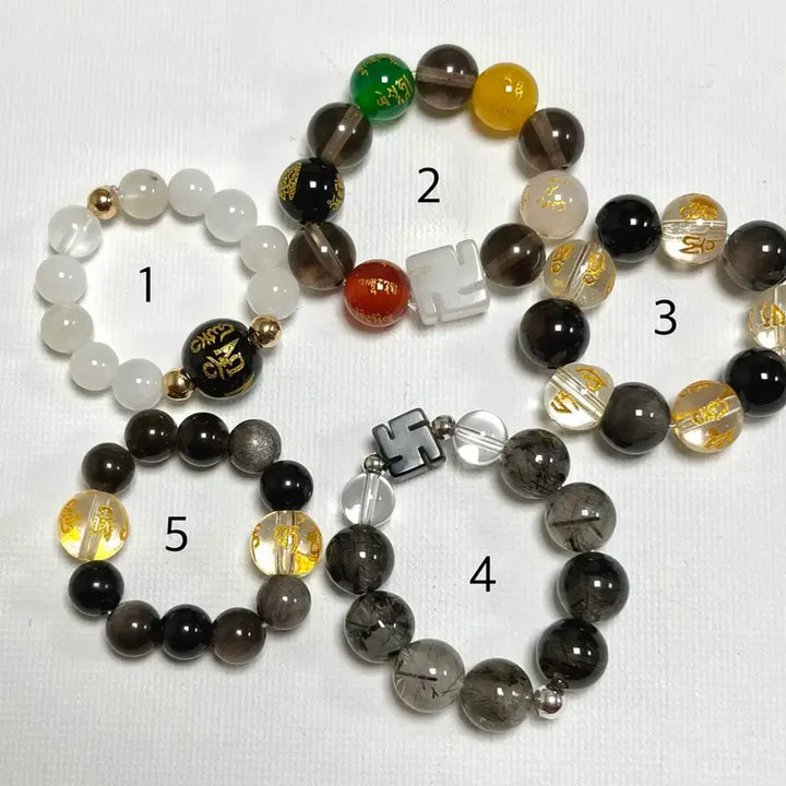 [BUNJANG] Commemoration Finger Prayer Beads Amulet / 부처님오신날기념 손가락 염주 행운부적