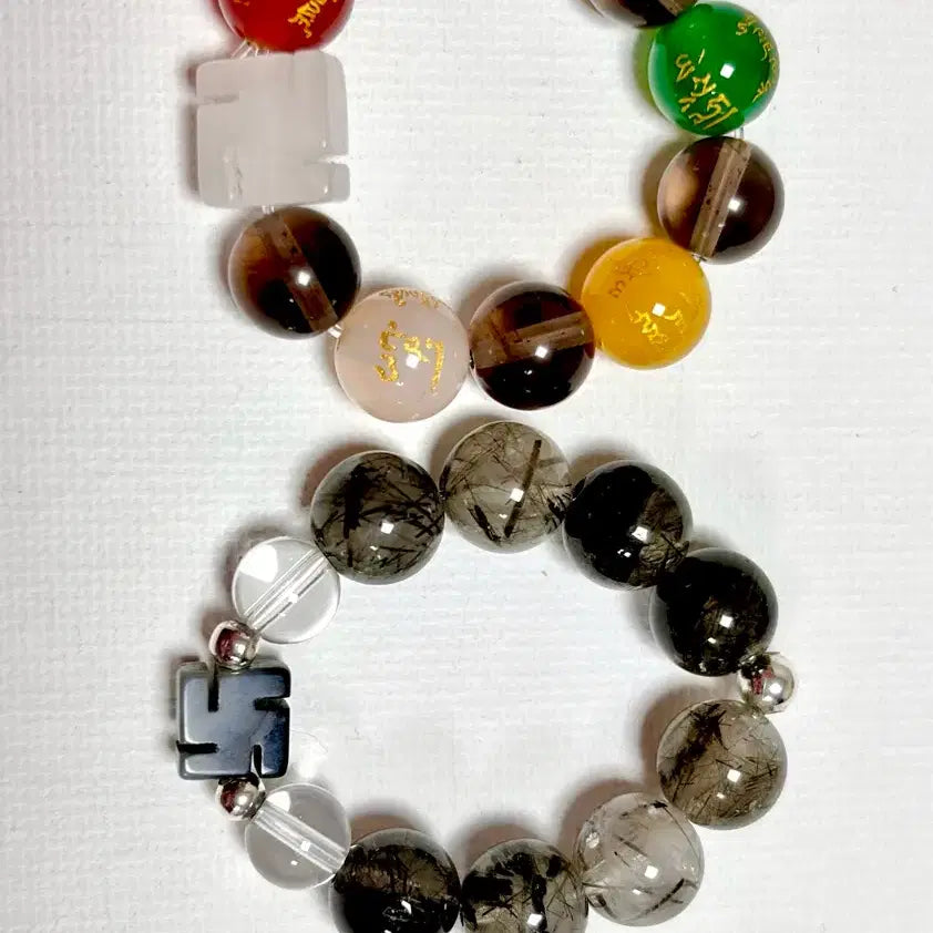 [BUNJANG] Commemoration Finger Prayer Beads Amulet / 부처님오신날기념 손가락 염주 행운부적