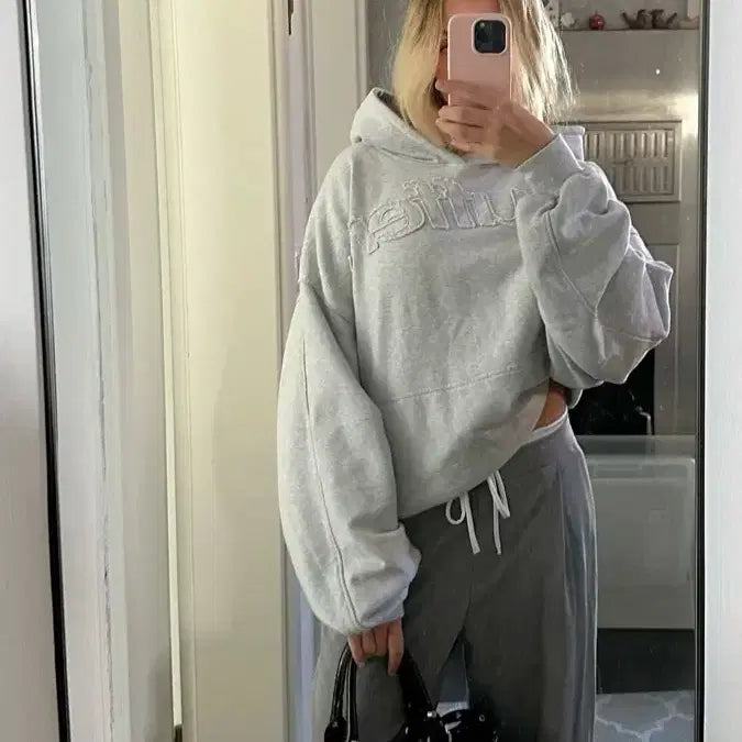 [BUNJANG] Scuffers Raw Light Grey Hoodie / scuffers Raw Light Grey Hoodie