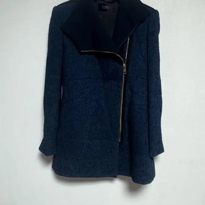 [BUNJANG] TIME Navy Zipper Jacket Jumper / TIME 타임 네이비 지퍼  자켓 점퍼