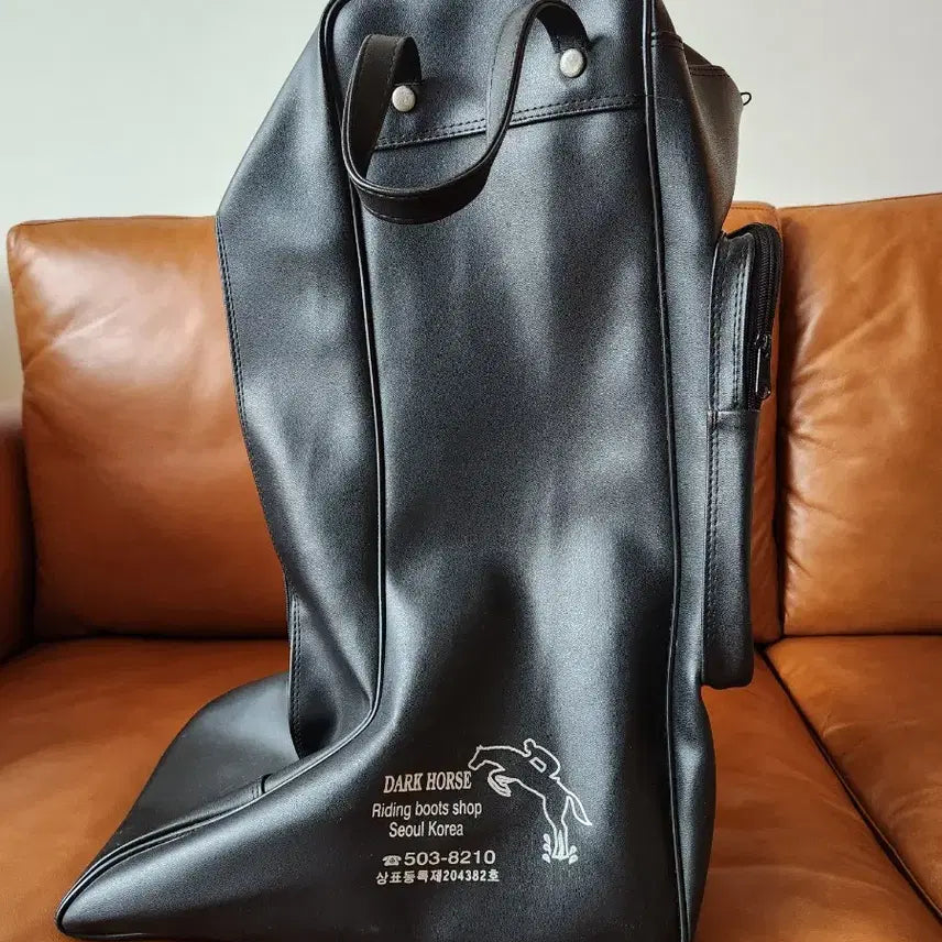 [BUNJANG] Custom Black Riding Boots - Women&
