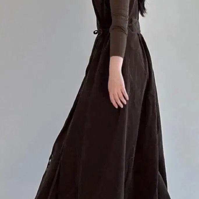 [BUNJANG] Nell Corduroy Brown Dress / 넬  nell 코듀로이 브라운 원피스 (새상품)