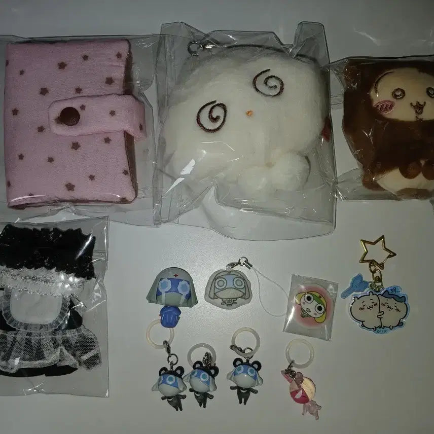 [BUNJANG] Kinene Binder/Man-doo/Usagi/Giroro Keyrings &amp; Doll / kinene 바인더 안경만두키링 우사기 인형키링 기로로 메지루시 10cm