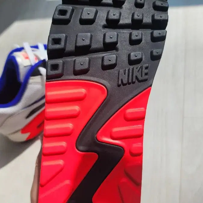 [BUNJANG] Nike Air Max 90 White/Blue Sneakers / 나이키 에어맥스 90 화이트/블루 운동화