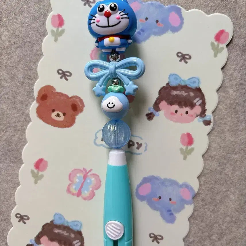 [BUNJANG] Handmade Doraemon Acrylic Bead Knife / [핸드메이드] 도라에몽 수제칼