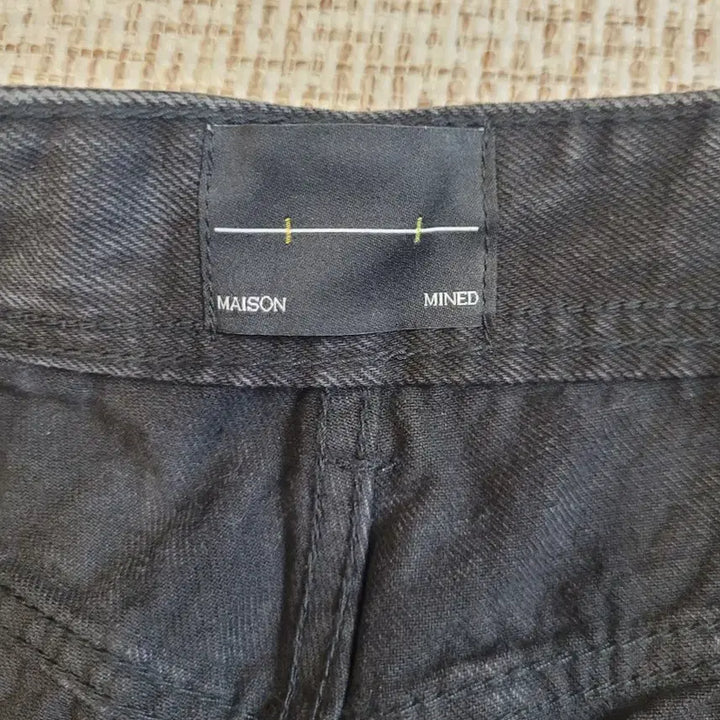 [BUNJANG] Maison Mineed Black Wide Denim Pants 46 / 메종미네드 블랙 와이드 데님 팬츠 46