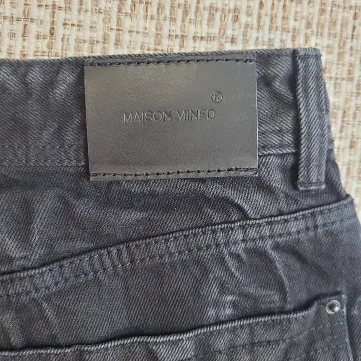 [BUNJANG] Maison Mineed Black Wide Denim Pants 46 / 메종미네드 블랙 와이드 데님 팬츠 46