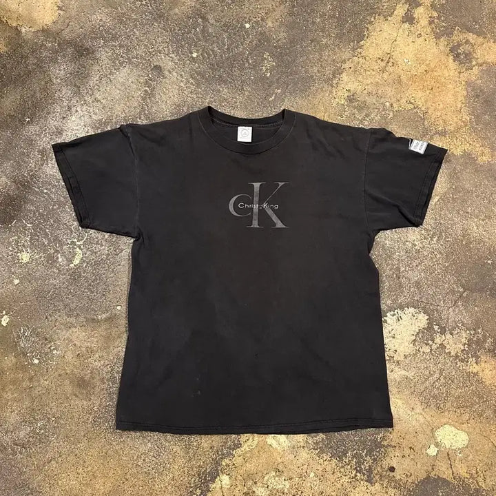 [BUNJANG] Vintage 90s Calvin Klein Parody T-Shirt / 빈티지 90s CK 패러디 예수 티셔츠
