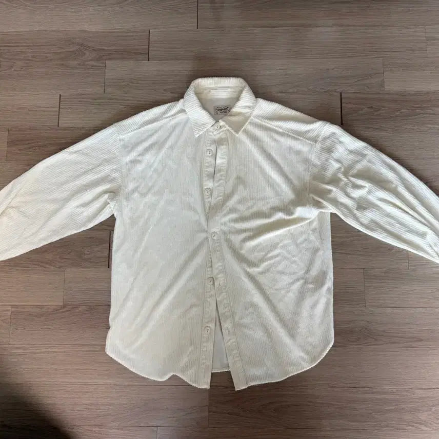 [BUNJANG] Ivory Corduroy Shirt / 아이보리 코듀로이 셔츠 남방팝니다