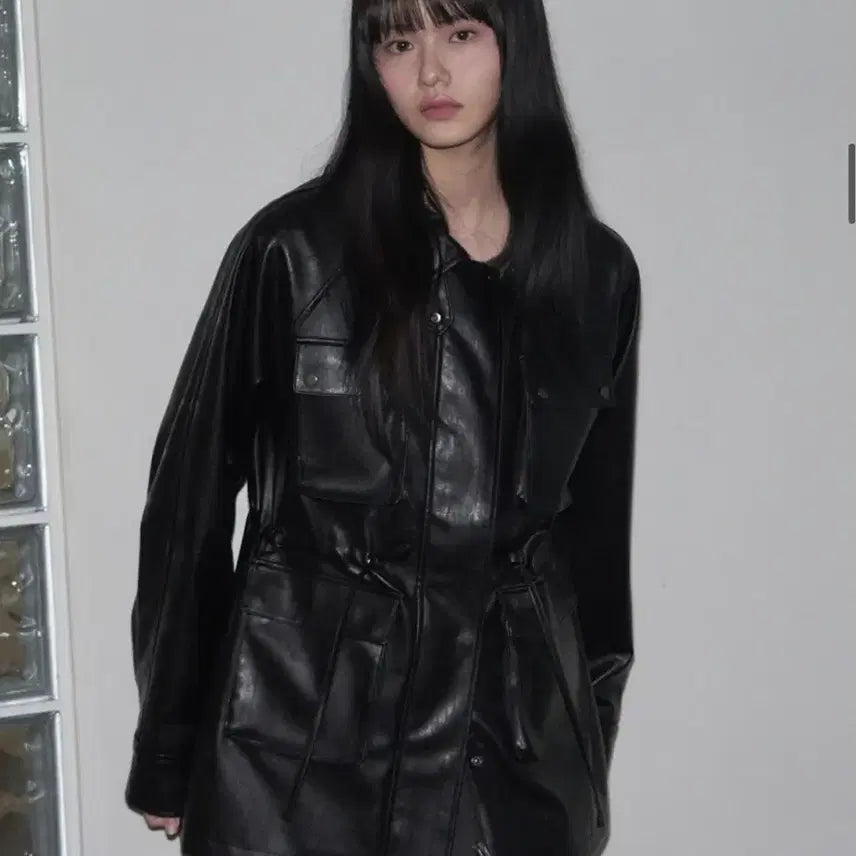 [BUNJANG] Leatherry Field Crack Leather Half Jacket Black / (새상품) 레더리 필드 크랙 레더 하프 자켓 블랙