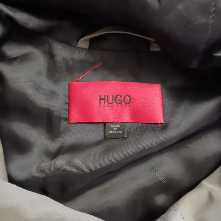 [BUNJANG] Hugo Boss Hooded Long Coat / 휴고 보스 후드 롱 코트