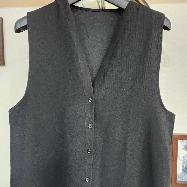 [BUNJANG] Black Sleeveless Long Dress / 블랙 민소매 롱 원피스