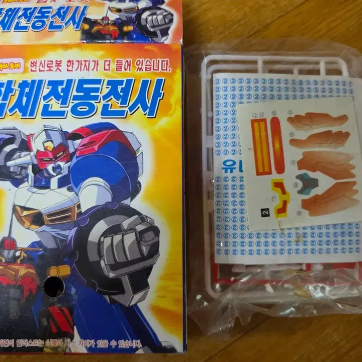 [BUNJANG] Transforming Electric Warrior Plastic Model Kit / 식완완구 합체전동전사 프라모델