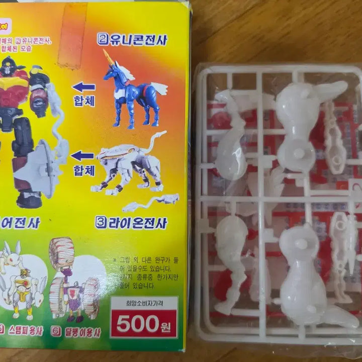 [BUNJANG] Transforming Electric Warrior Plastic Model Kit / 식완완구 합체전동전사 프라모델