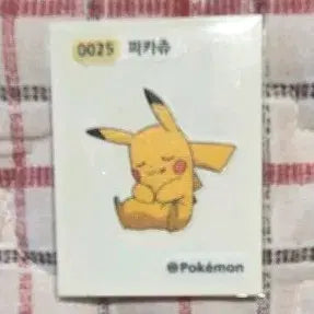 [BUNJANG] Pokemon Pikachu Tteokbokki Sticker / 포켓몬스터 피카츄 띠부씰