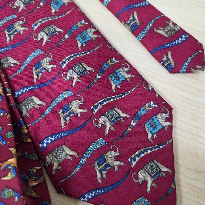 [BUNJANG] Ferragamo Vintage Silk Tie Bundle Set / 빈티지 페라가모 실크 넥타이 2개일괄