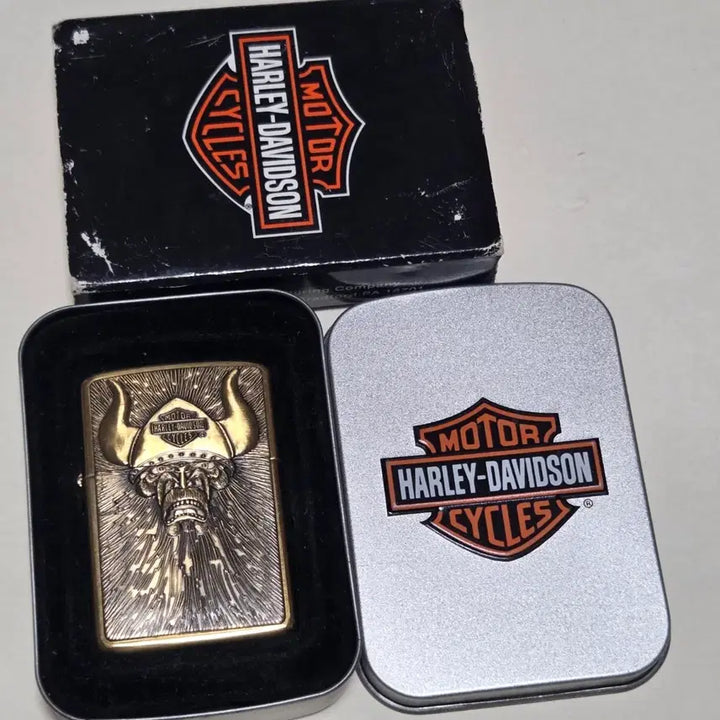 [BUNJANG] Zippo Harley Davidson Viking Lighter / 미사용/풀셋] 1996년식 희귀 지포라이터 (할리데이비슨 바이킹)