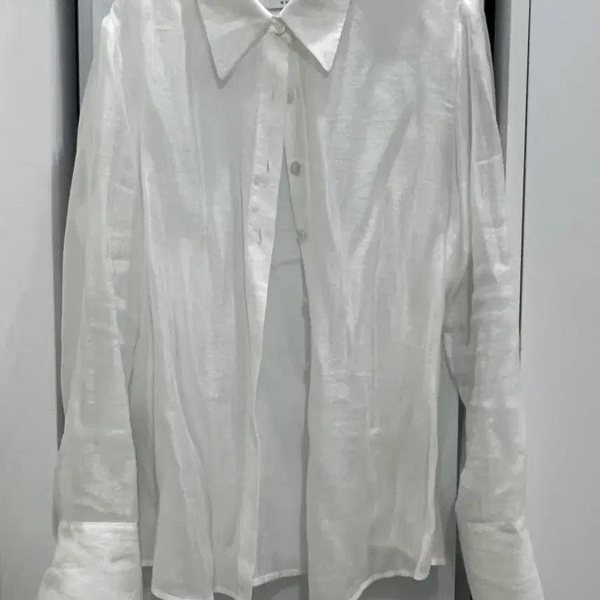[BUNJANG] Sie Glimming Sheer Shirt Blouse / sie 시에 글리밍시어셔츠블라우스 1사이즈