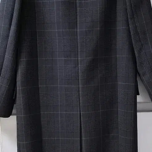 [BUNJANG] Lucky Chouette Check Maxi Long Jacket / 럭키슈에뜨 체크 맥시 롱자켓 55