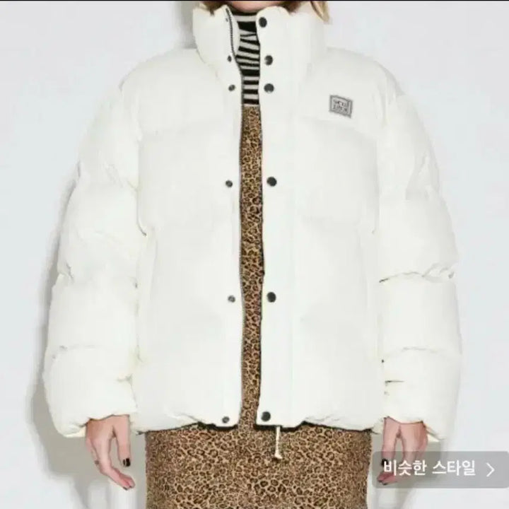 [BUNJANG] Sculptor Ivory Duck Down Padded Jacket / Sculptor 아이보리 덕패딩