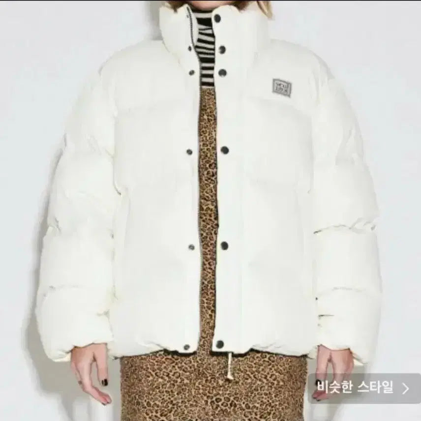 [BUNJANG] Sculptor Ivory Duck Down Padded Jacket / Sculptor 아이보리 덕패딩