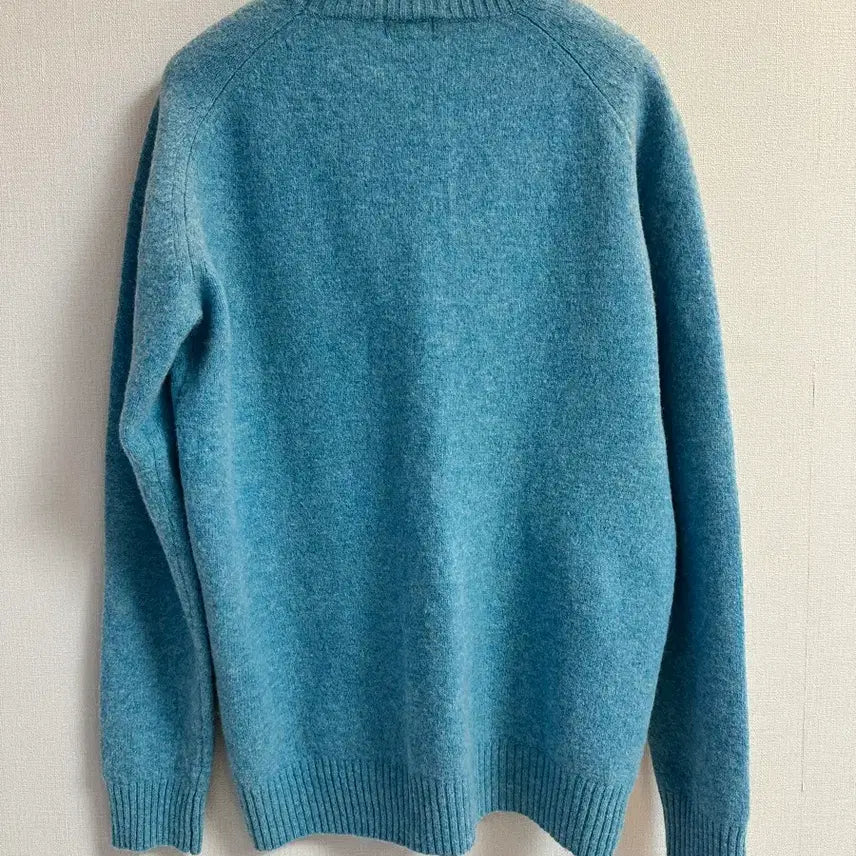 [BUNJANG] Uniqlo Blue Wool Knit Sweater / 새상품 남녀공용)유니클로 블루 울 니트 XL 스웨터 울니트 가디건