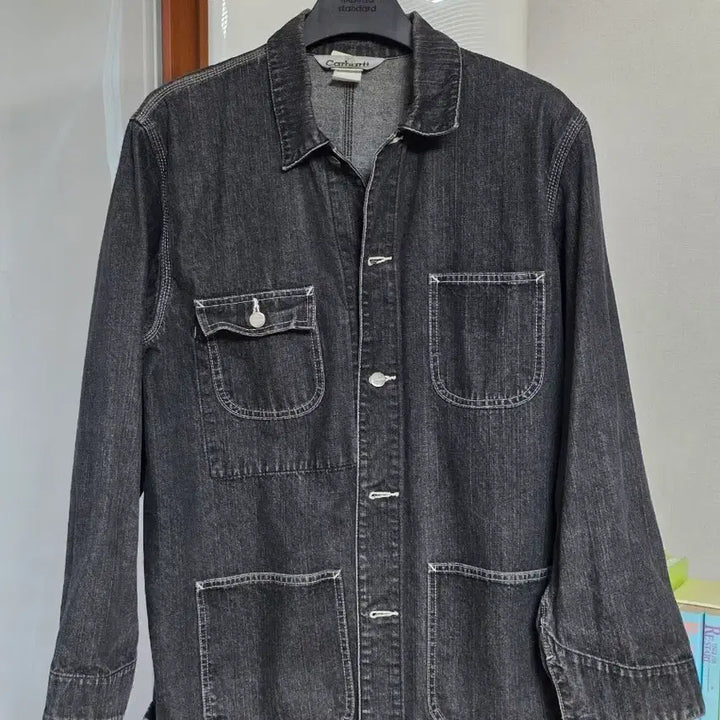 [BUNJANG] Carhartt Denim Jacket Black / 칼하트 데님자켓 블랙
