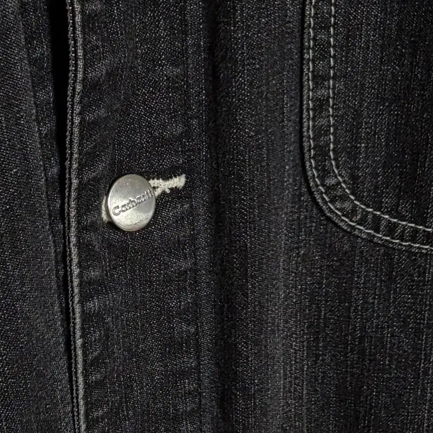 [BUNJANG] Carhartt Denim Jacket Black / 칼하트 데님자켓 블랙
