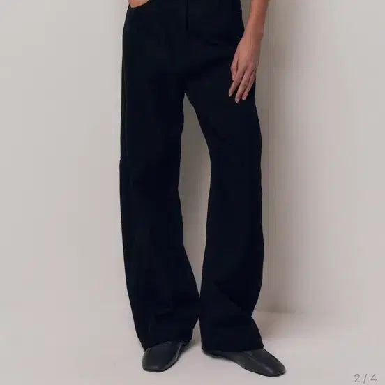 [BUNJANG] Kinder Salmon Gaius Cotton Pants Black / 킨더살몬 Gaius 코튼 팬츠 블랙 (새상품)