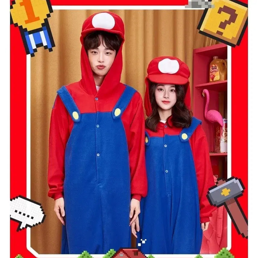 [SOLD OUT] 슈퍼마리오 수면잠옷 졸업사진 반티