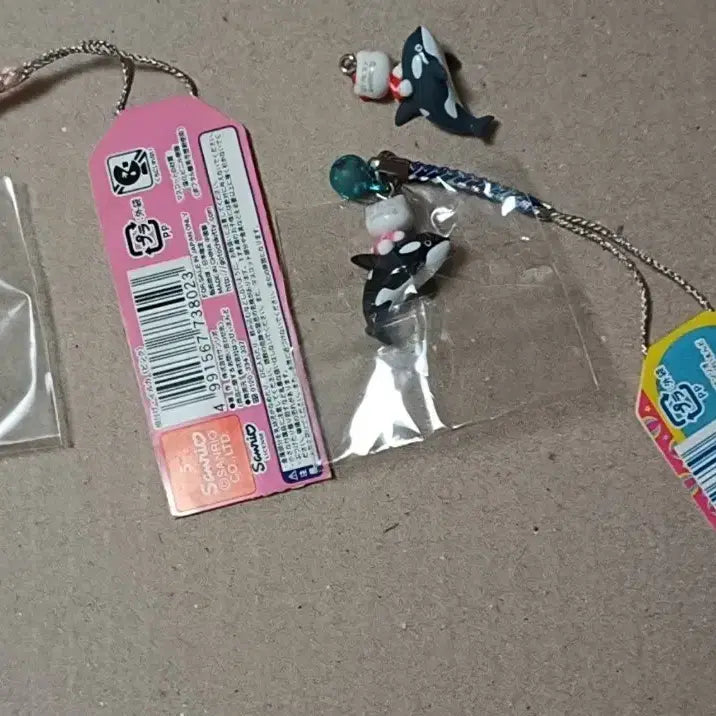 [BUNJANG] Hello Kitty Dolphin Strap Bundle Set / 키티스트랩 돌고래 3개 일괄