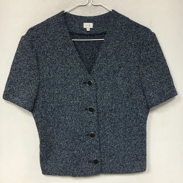 [BUNJANG] SIE Roche Knit Short Sleeve Jacket M / SIE 시에 로쉐 니트 반팔 자켓 M