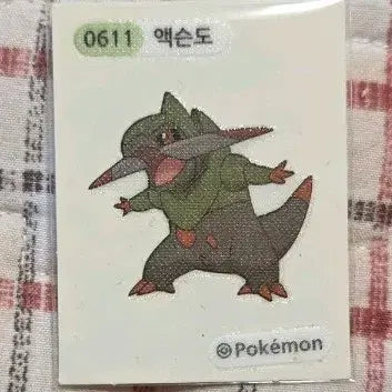 [BUNJANG] Pokemon Axondo Ttibuseal Sticker / 포켓몬 액슨도 띠부씰