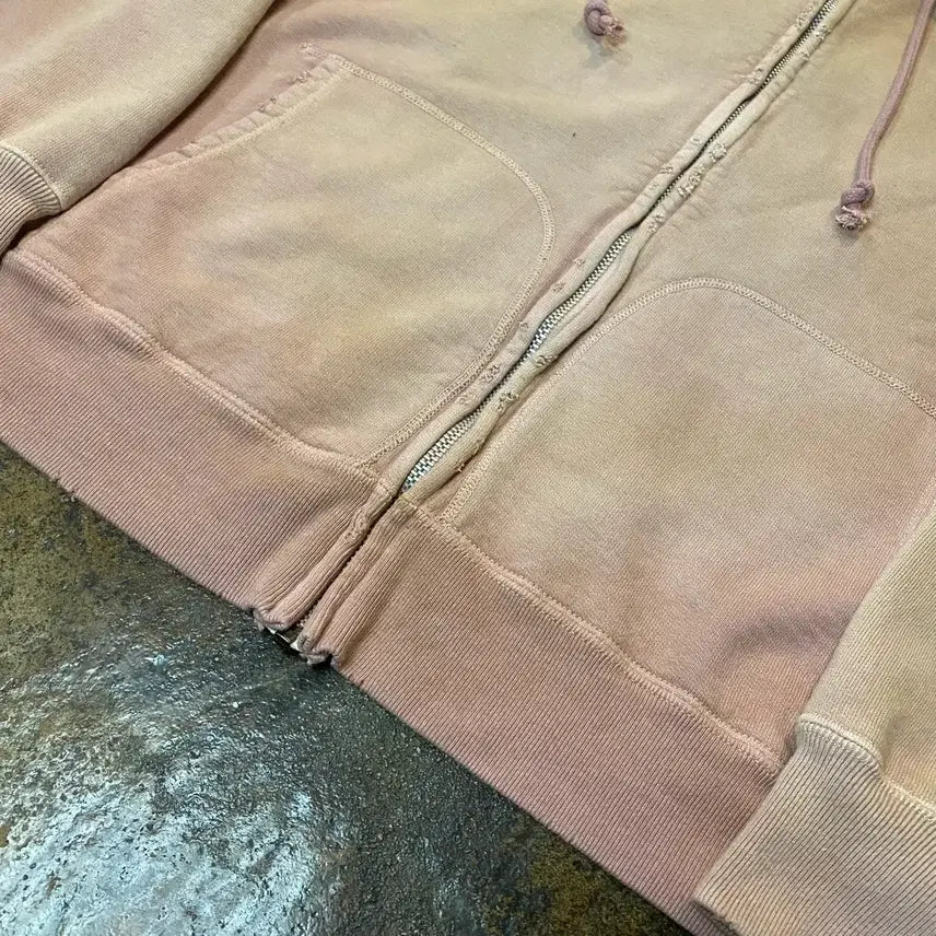 [BUNJANG] Bawwow Damage Aging Hoodie Zip-up / (S) 바우와우 데미지 에이징 후드집업