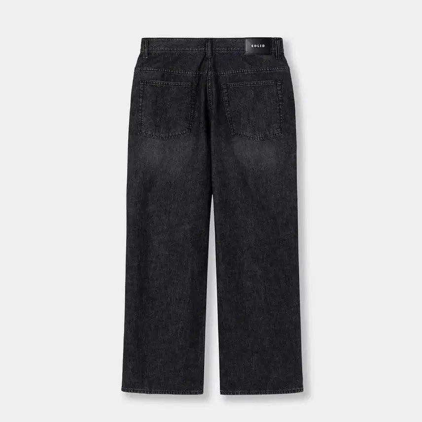 [SOLD OUT] [48] 26SS 솔리드옴므 블랙 와이드 플레어 데님 팬츠