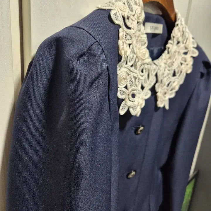[SOLD OUT] (타임세일)JPN. J.T JAZZ 레이스 카라 스커트 셋업
