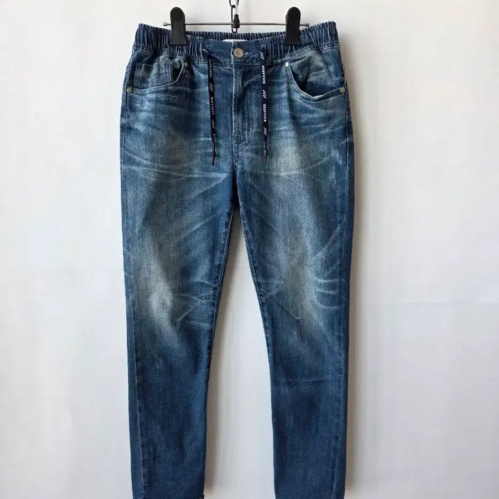 [SOLD OUT] S) 밴딩 배기 데님팬츠