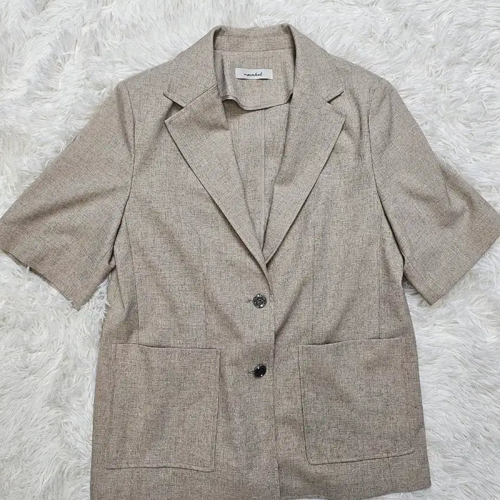 [SOLD OUT] 나인콥 여성  반팔 자켓 베이지