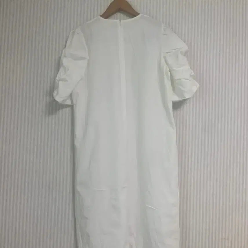 [BUNJANG] Big Size Front Slit Shirred Long Dress / 새상품 빅사이즈 앞트임 셔링 롱 원피스