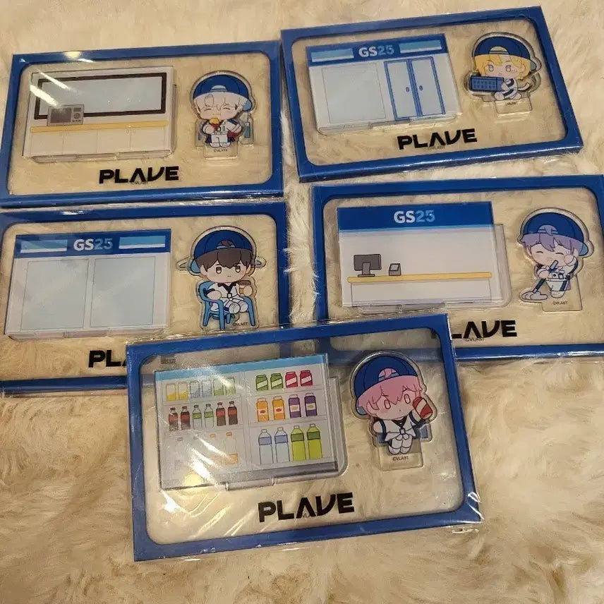 [SOLD OUT] 플레이브 GS25 콜라보 아크릴 팝업스토어 미개봉 일괄