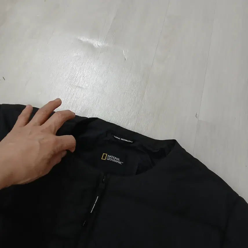 [BUNJANG] National Geographic Lightweight Padded Jacket Black 110 / 내셔널지오그래픽 경량 패딩 블랙 정품 110