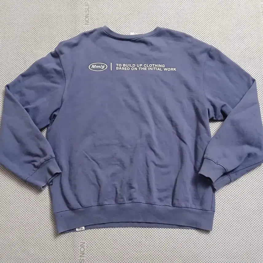 [BUNJANG] Mmlg Sweatshirt T-Shirt Blue / Mmlg 맨투맨 티셔츠 블루