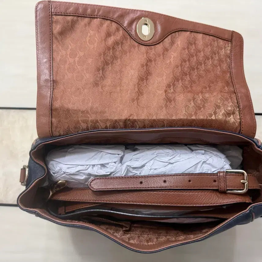 [BUNJANG] Beanpole Horse Pattern Tote Bag / 빈폴 말 패턴 가방 토트백 숄더백