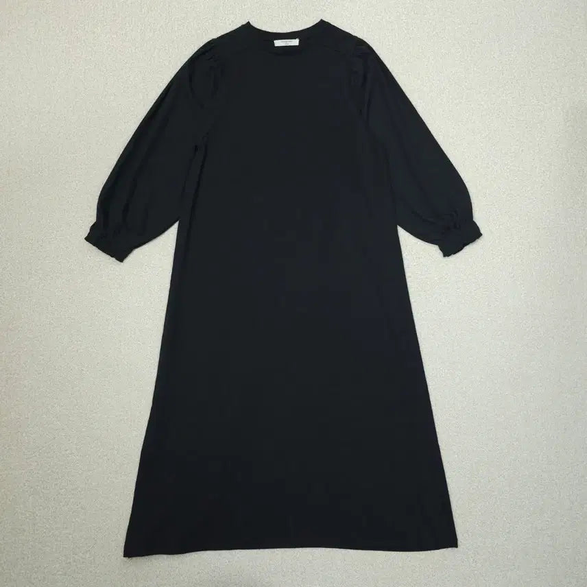 [BUNJANG] Samansa Mos2 Long Dress Black / (F)일본 Samansa Mos2 여성 롱 원피스 긴팔 블랙 W2950