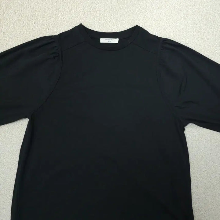 [BUNJANG] Samansa Mos2 Long Dress Black / (F)일본 Samansa Mos2 여성 롱 원피스 긴팔 블랙 W2950