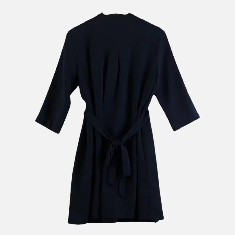 [BUNJANG] FREE Belted Dress Navy M6226 / 여FREE 벨트 원피스 네이비 M6226