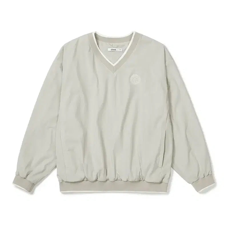 [BUNJANG] clove V-Neck Pullover T-Shirt Beige / clove클로브 V넥 풀오버 티셔츠 베이지