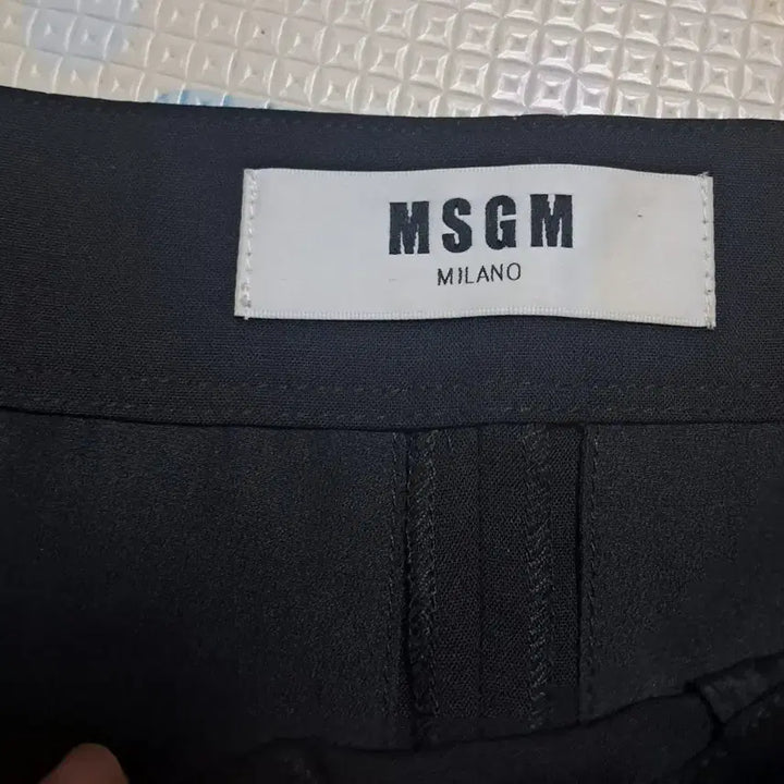[BUNJANG] MSGM Black Wide Leg Pants / MSGM 블랙 와이드 팬츠 40(약 55) 상태최상