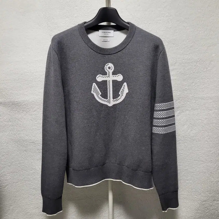 [BUNJANG] Thom Browne Anchor Jacquard Knit Sweater / [신형/새상품급] 5 / 톰브라운 앵커 자카드 니트
